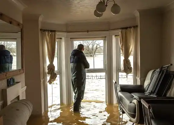 water damage restoration service Healy